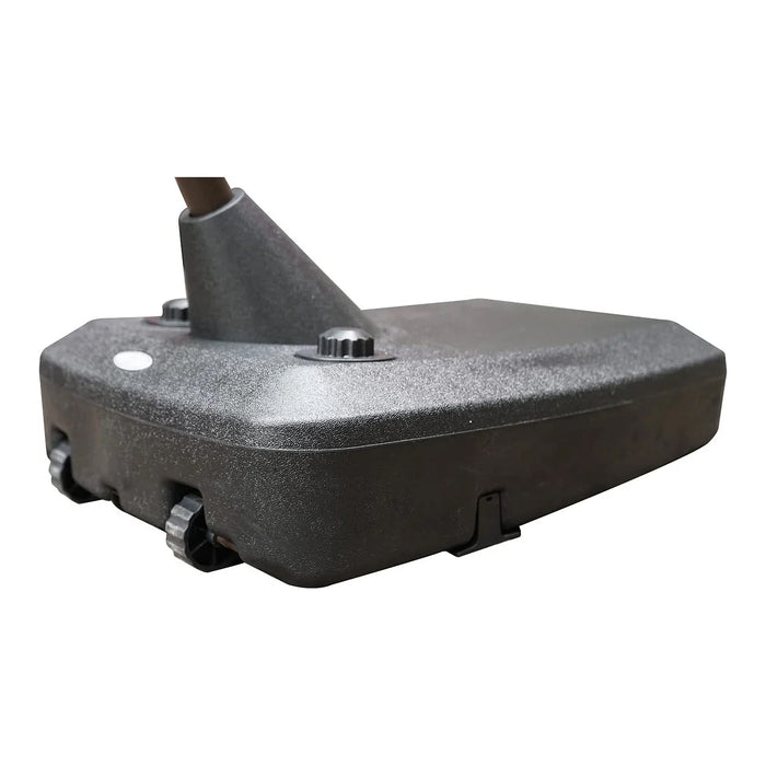 Gray vacuum attachment on a white background