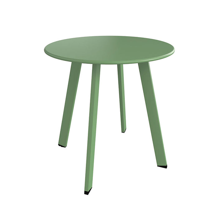 GRAND PATIO Steel Patio Side Table, Weather Resistant Outdoor Round End Table