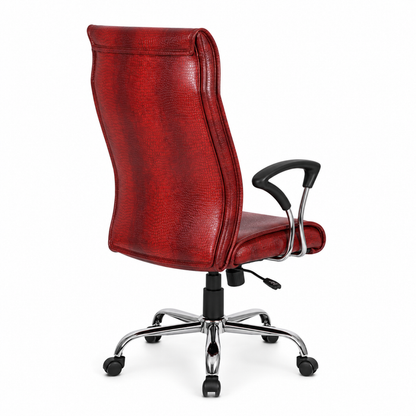 High Back Director Chair with Chrome Base