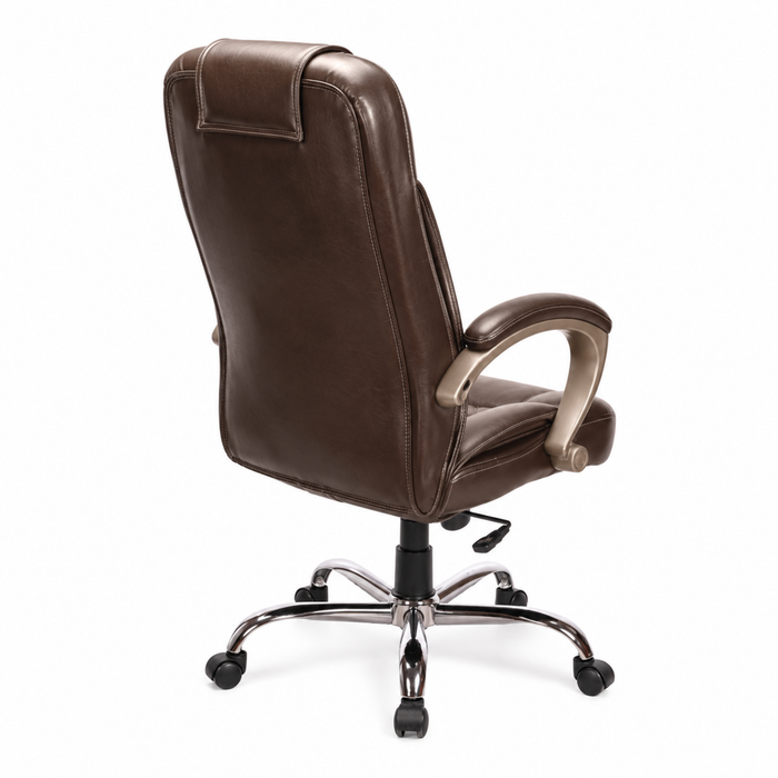 High Back Director Chair with Chrome Base