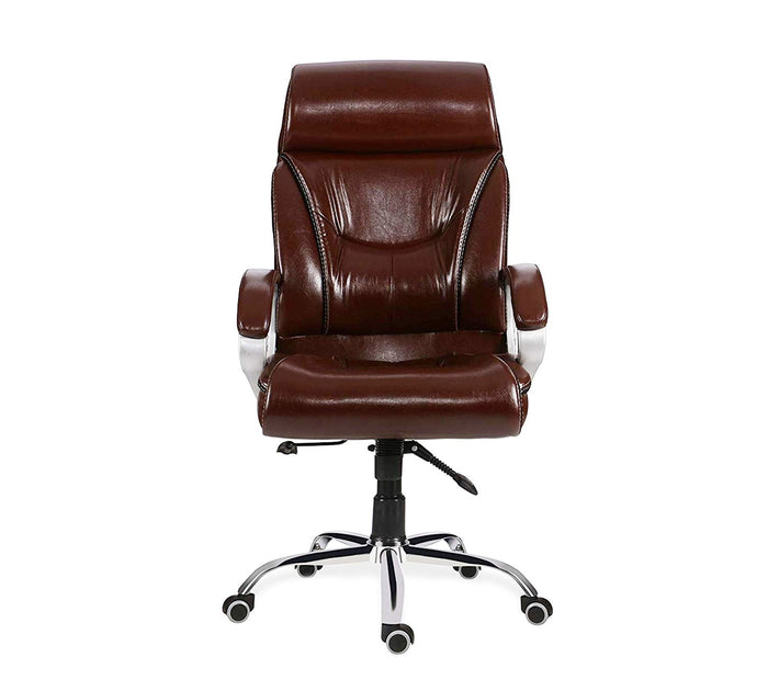 High Back Director Chair with Chrome Base