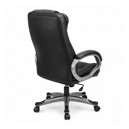 High Back Director Chair with Height Adjustable Aluminum Base