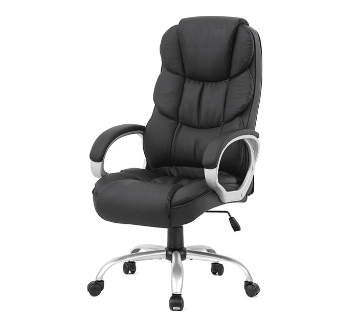 High Back Director Chair with Height Adjustable Wheels Base