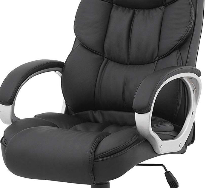 High Back Director Chair with Height Adjustable Wheels Base