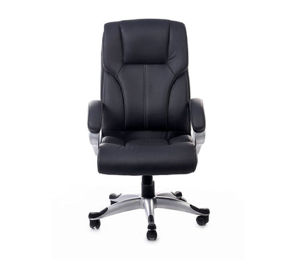 High Back Director Office Chair with Headrest & Aluminum Base