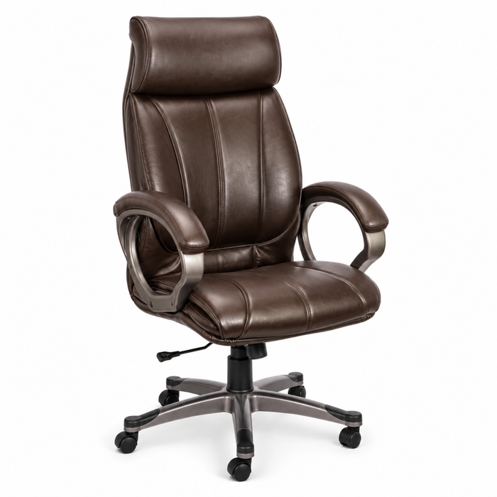 High Back Office Director Chair with Aluminum Base