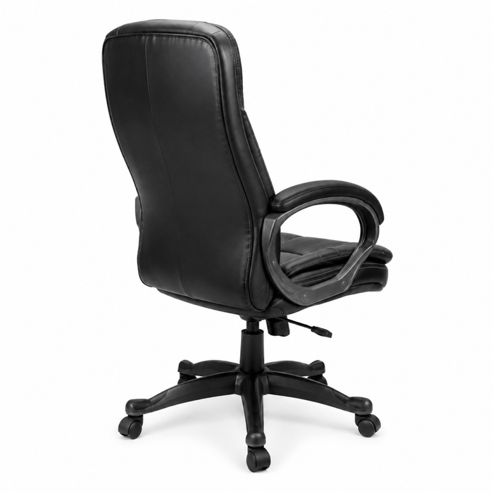 High Back Office Director Chair with Height Adjustable Aluminum Base