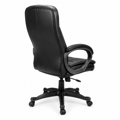 High Back Office Director Chair with Height Adjustable Aluminum Base