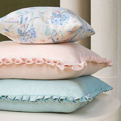 Stack of Pillows with Marilyn Floral Pillow