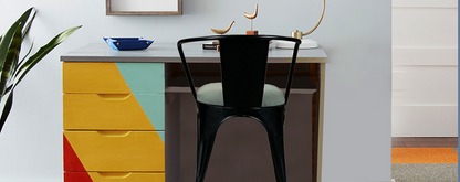 Metal Frame Legs Cushioned Outdoor Chair