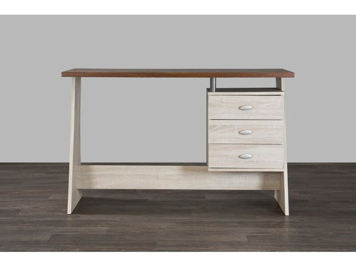 Modern Computer Table Desk for Home & Office | Engineered Wood Workstation with Storage Drawers | 48x24x30 Inch