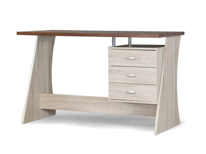 Modern Computer Table Desk for Home & Office | Engineered Wood Workstation with Storage Drawers | 48x24x30 Inch