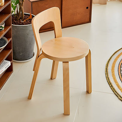 Modern Wooden Dining Chair for Home & Kitchen - Ergonomic & Durable Seating