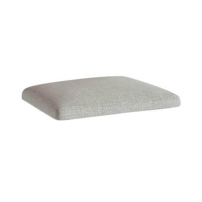 Beige textured cushion barstool on a white background