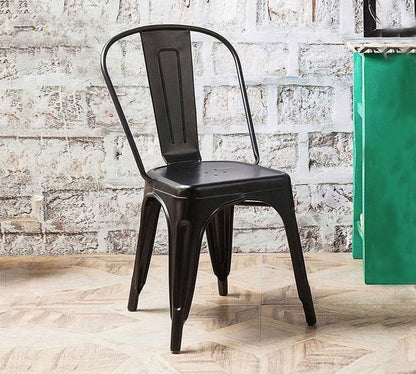 Outdoor Chair in Metal Frame Legs -
