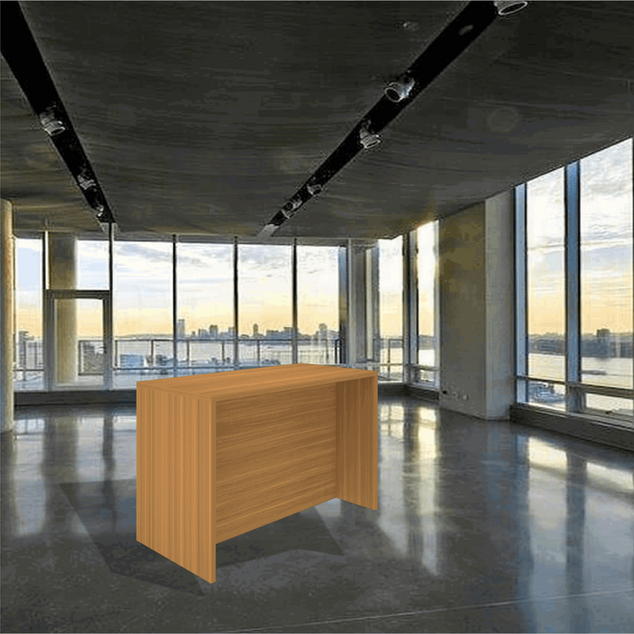 Designer computer workstation with sleek appearance