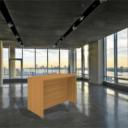 Designer computer workstation with sleek appearance