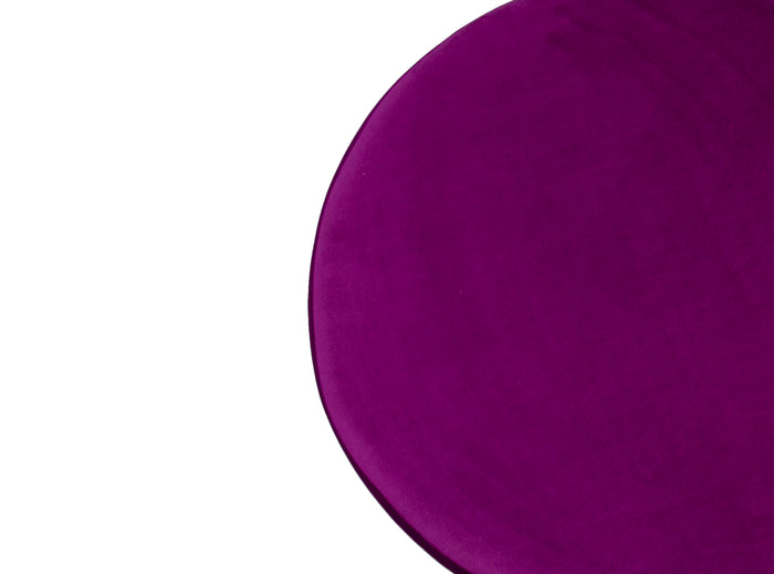 Plush Velvet Dual-Tone Ottoman with Stylish Footrest and Extra Seating for Modern Living Rooms