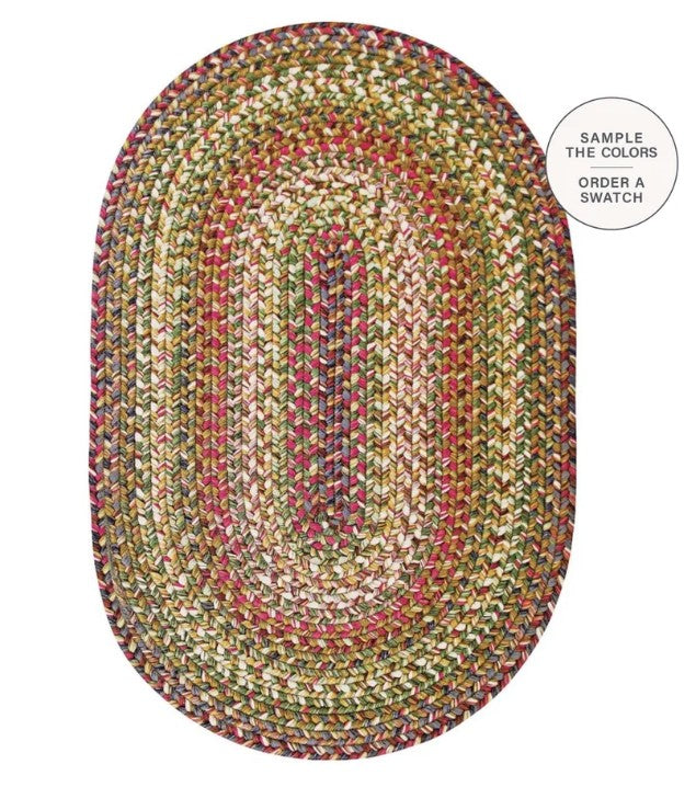 Rainforest Oval Rug