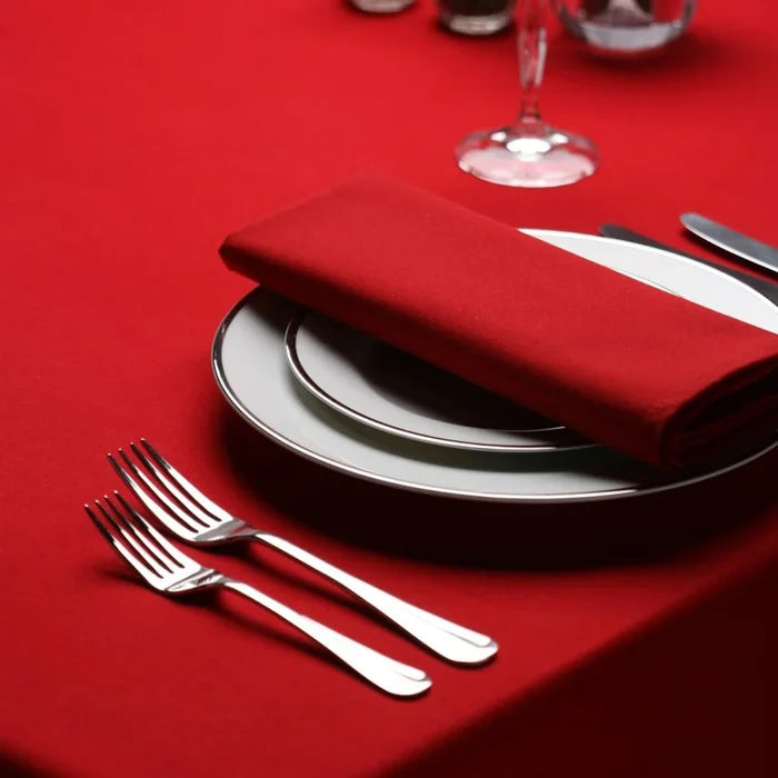 Red contract fabric sample for care home interiors