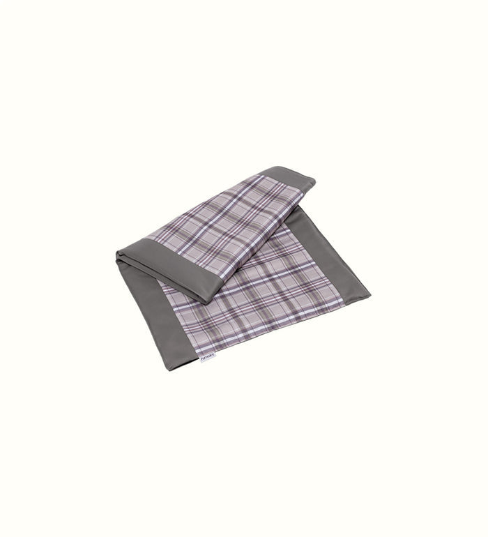 Decorative bed runner for elderly care interiors