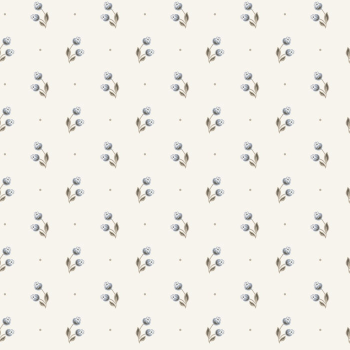 Siv in Misty Blue Sandberg Wallpaper - Caitlin Wilson Design