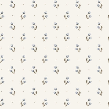 Siv in Misty Blue Sandberg Wallpaper - Caitlin Wilson Design