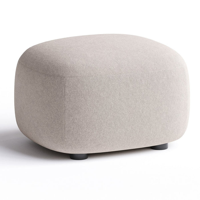 Stylish & Comfy Grey Pouffe Ottoman - Versatile Footrest & Extra Seating for Modern Homes