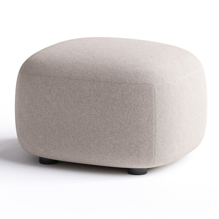 Stylish & Comfy Grey Pouffe Ottoman - Versatile Footrest & Extra Seating for Modern Homes