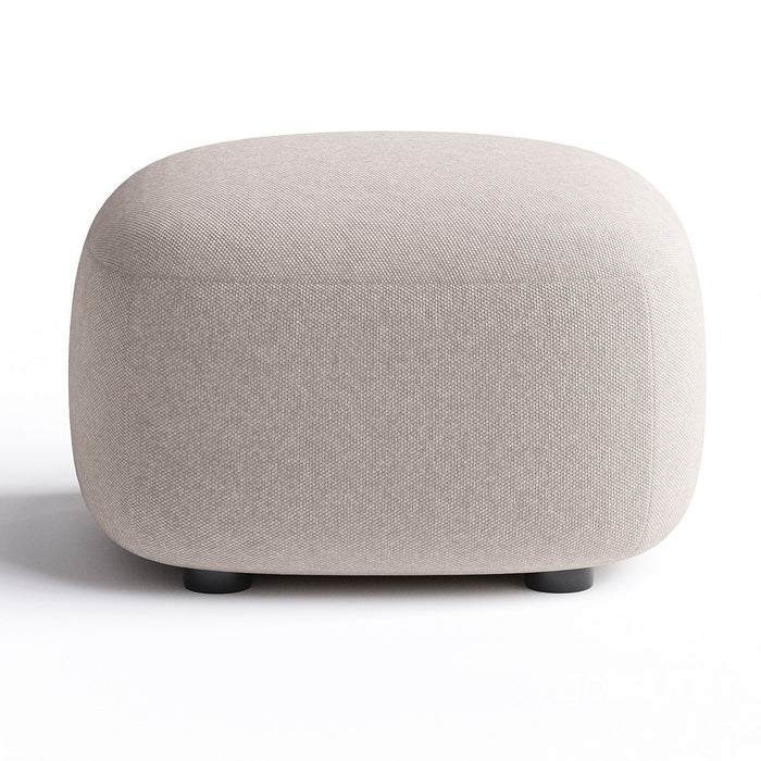 Stylish & Comfy Grey Pouffe Ottoman - Versatile Footrest & Extra Seating for Modern Homes