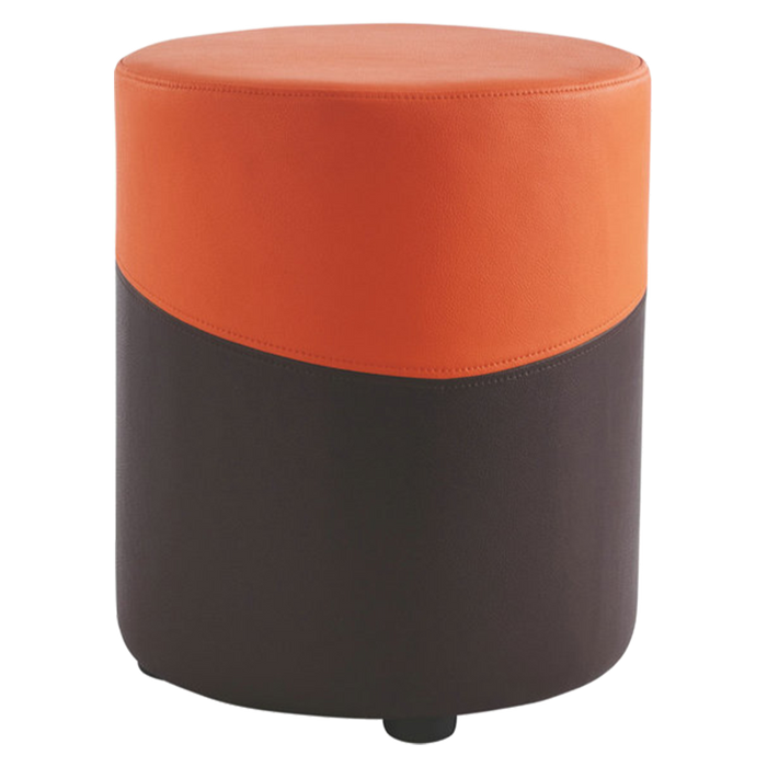 Stylish Dual-Tone Pouffe for Modern Homes and Comfortable Seating & Versatile Footrest