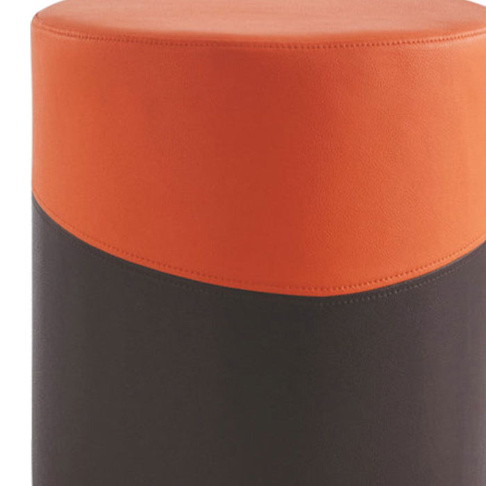 Stylish Dual-Tone Pouffe for Modern Homes and Comfortable Seating & Versatile Footrest