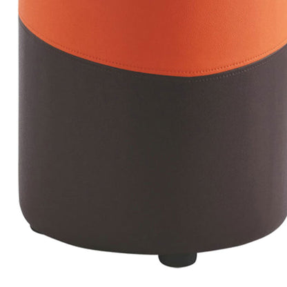 Stylish Dual-Tone Pouffe for Modern Homes and Comfortable Seating & Versatile Footrest