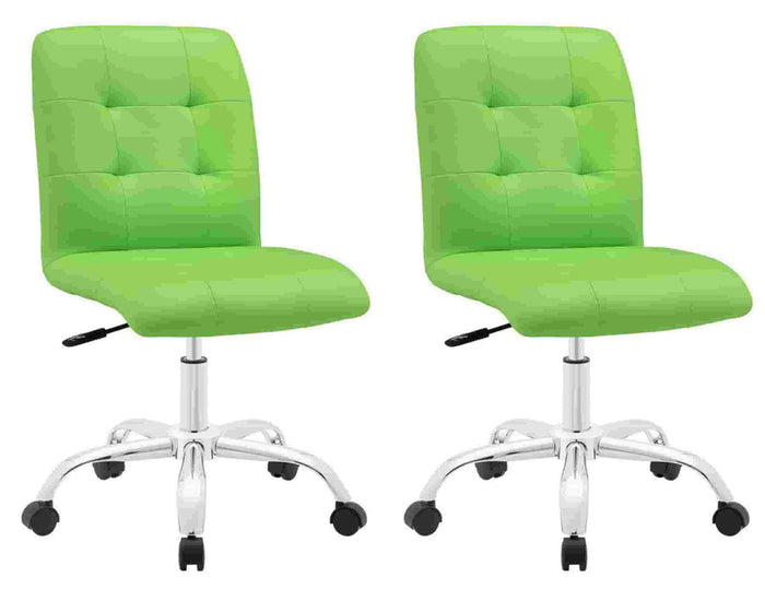 Swivel Bar Chair Metal Chrome Base Height Adjustable in Leatherette