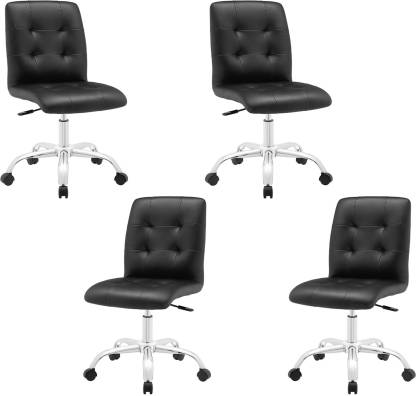 Swivel Bar Stools Metal Chrome Base Height Adjustable in Leatherette