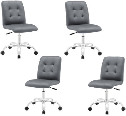 Swivel Bar Stools With Metal Chrome Base Height Adjustable Leatherette