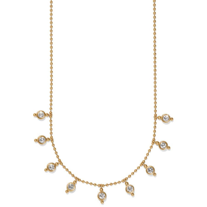 Twinkle Mod Droplet Reversible chain necklace with crystals