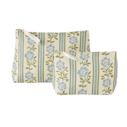 Waverly Stripe Makeup Bag - Caitlin Wilson Design
