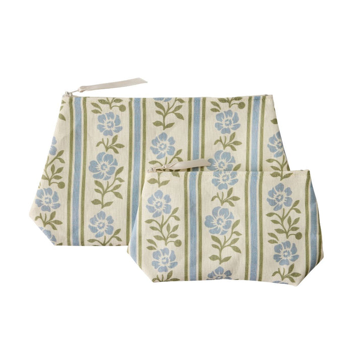 Waverly Stripe Makeup Bag - Caitlin Wilson Design