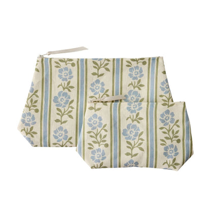 Waverly Stripe Makeup Bag - Caitlin Wilson Design