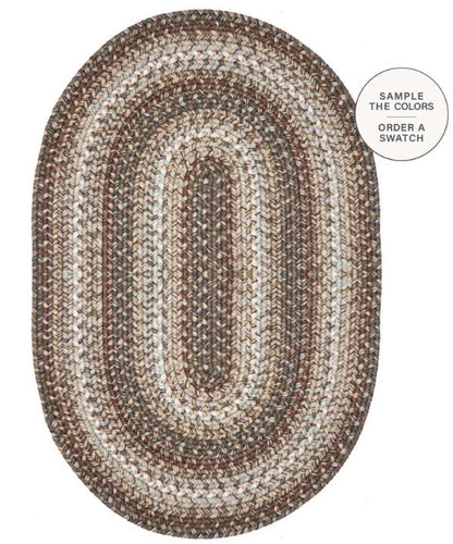 Wildwood Brown Braided Outdoor Rug