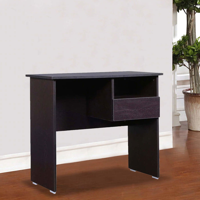 Compact home office table with contemporary finish
