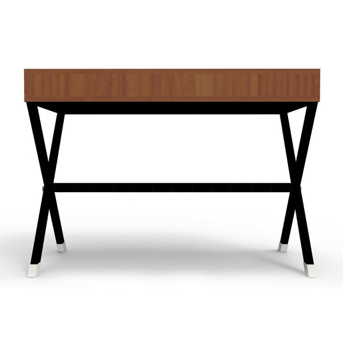 Wooden Top & Metal Base Study Table -